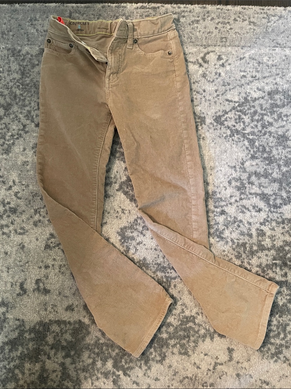 Jcrew Crewcuts Tan Stretch Corduroy Pants - Boys Size 8